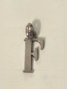 Portuguese Silver F Pendent